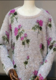 Ladies Sweater with print